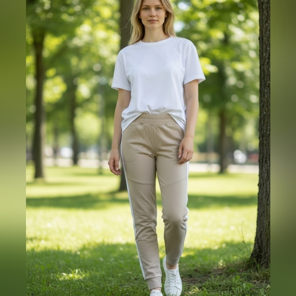 Women's Alpha Forward Tan Jogger Pants